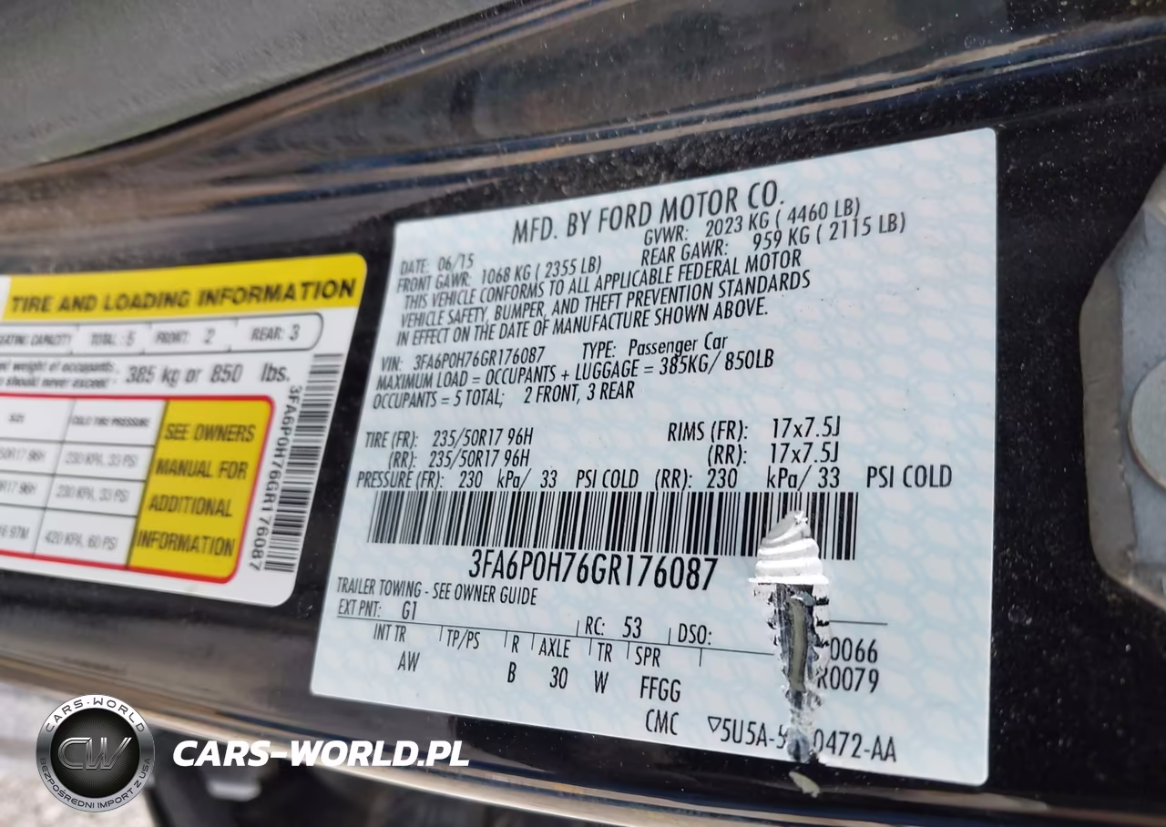 2016 Ford Fusion Se VIN:3FA6P0H76GR176087 - 9