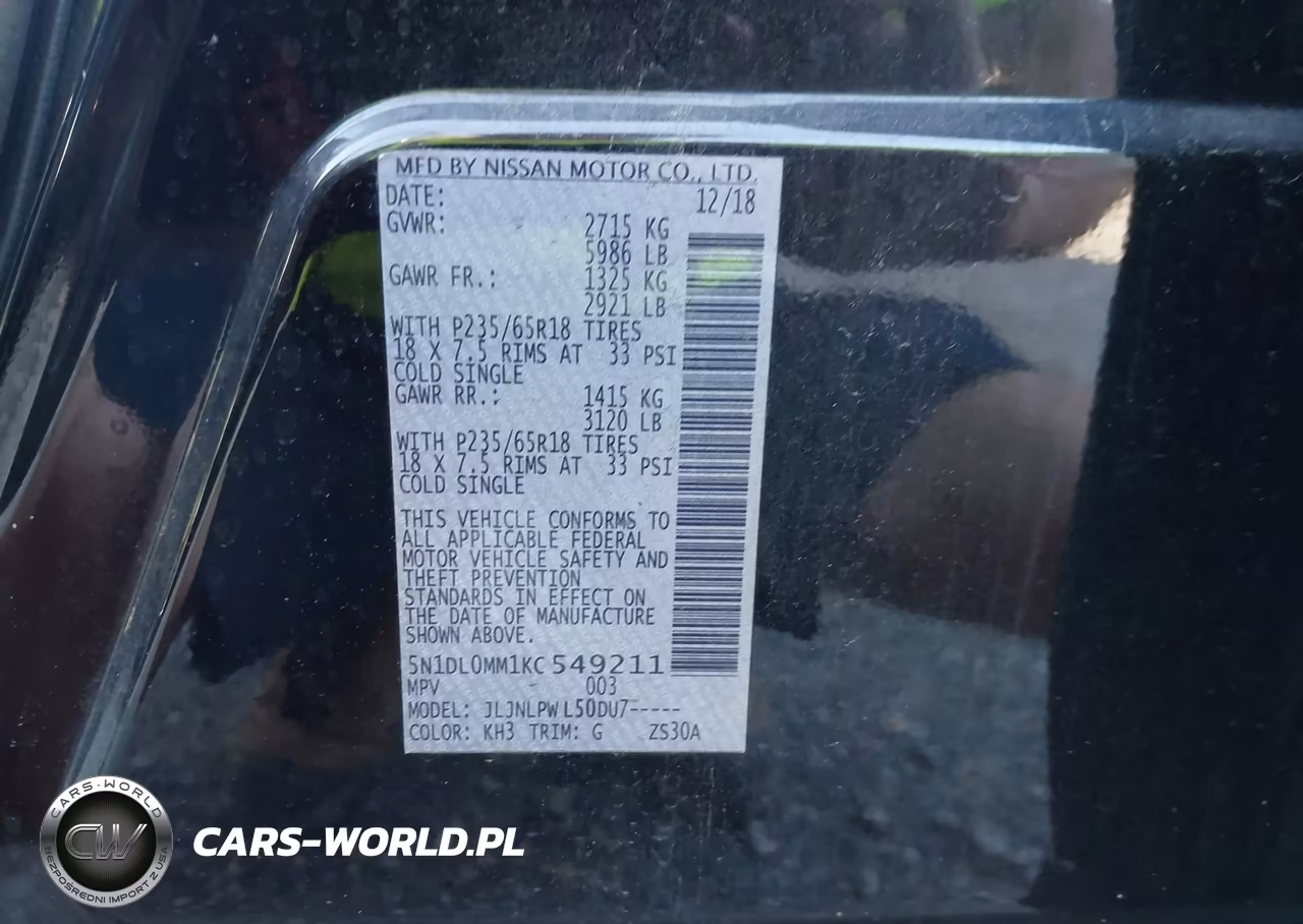 2019 Infiniti Qx60 Pure VIN:5N1DL0MM1KC549211 - 9