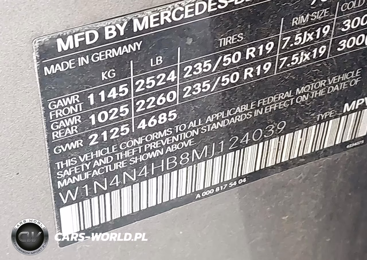 2021 Mercedes-Benz Gla 250 4Matic VIN:W1N4N4HB8MJ124039 - 9