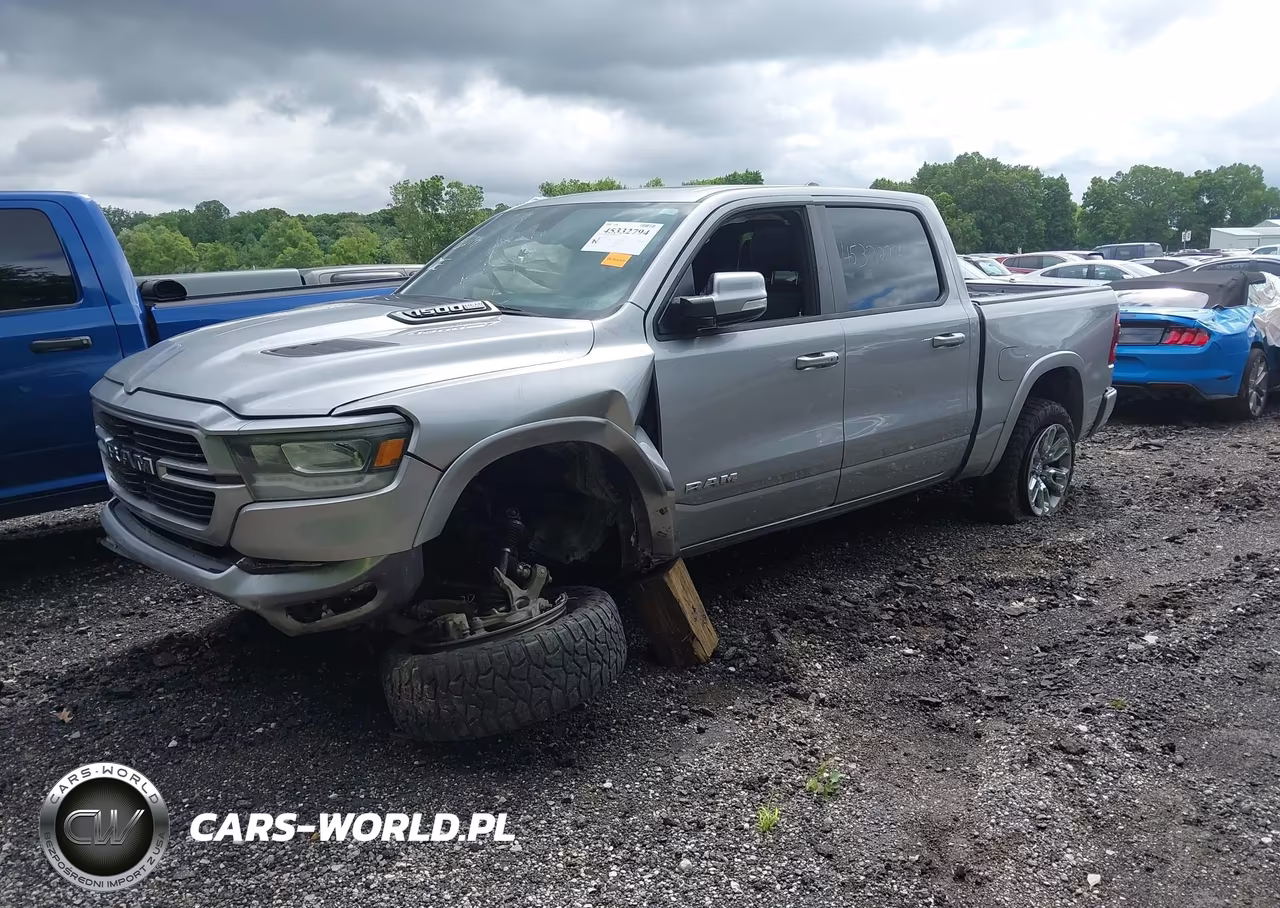 2021 Ram 1500 Laramie 4X4 5'7 Box VIN:1C6SRFJT2MN779945 - 2