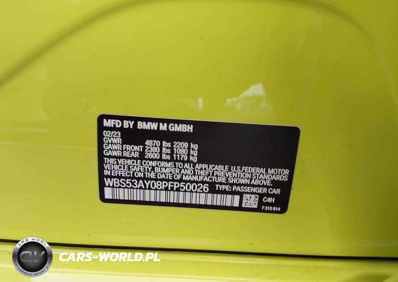 2023 BMW M3 VIN:WBS53AY08PFP50026 - 9