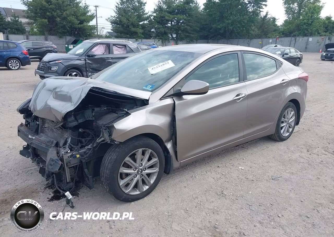 2016 Hyundai Elantra Se VIN:5NPDH4AE1GH655180 - 2