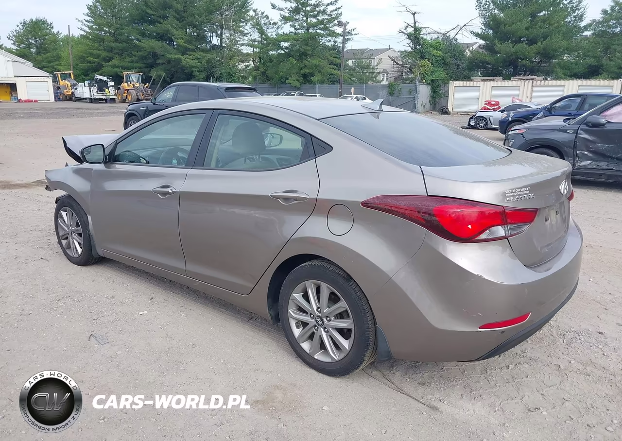 2016 Hyundai Elantra Se VIN:5NPDH4AE1GH655180 - 3