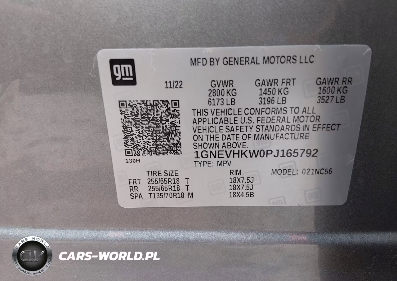 2023 Chevrolet Traverse Awd Lt Leather VIN:1GNEVHKW0PJ165792 - 9