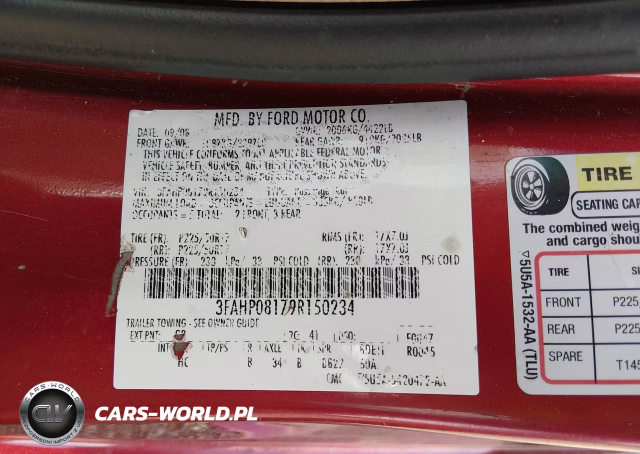2009 Ford Fusion Sel VIN:3FAHP08179R150234 - 9