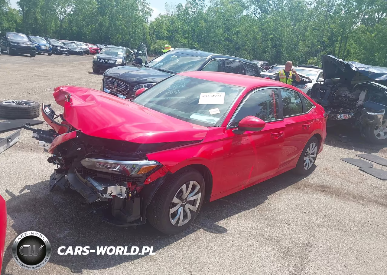 2026 Honda Civic Lx VIN:2HGFE2F25TH595154 - 2