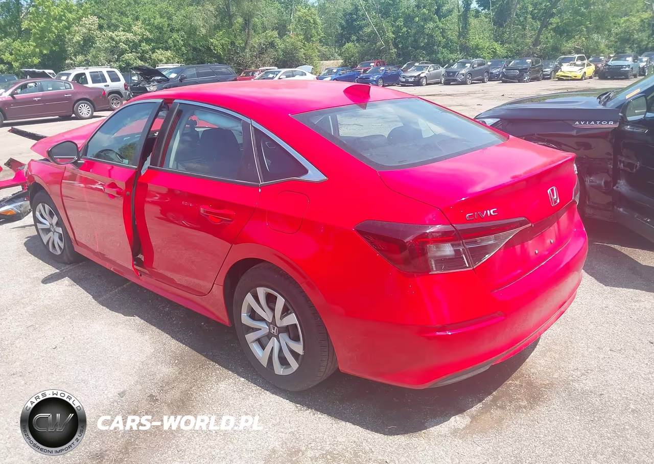 2026 Honda Civic Lx VIN:2HGFE2F25TH595154 - 3