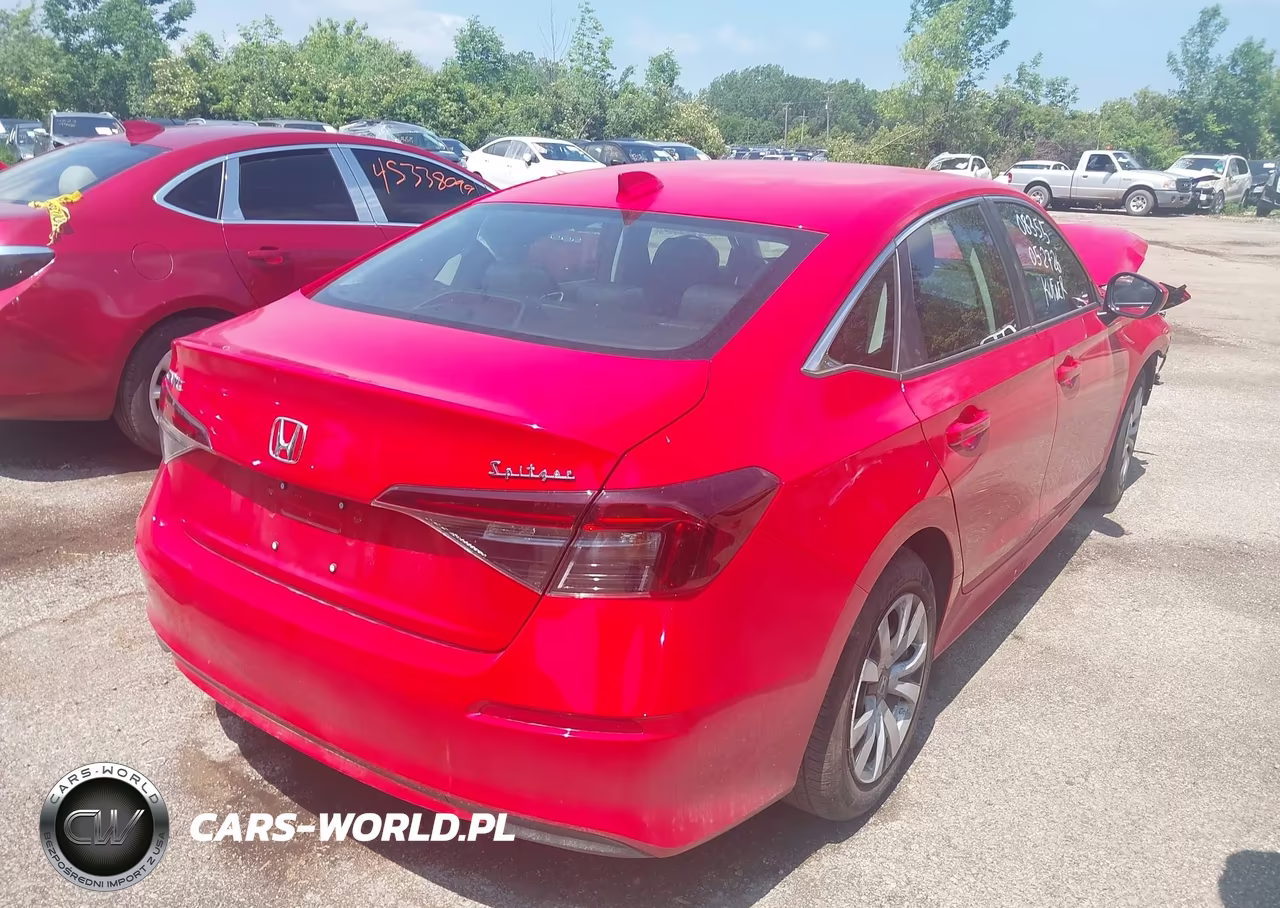 2026 Honda Civic Lx VIN:2HGFE2F25TH595154 - 4