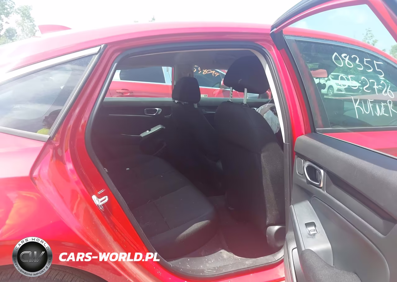 2026 Honda Civic Lx VIN:2HGFE2F25TH595154 - 8