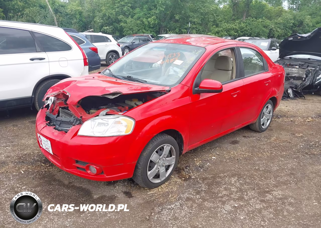 2010 Chevrolet Aveo Lt VIN:KL1TG5DE4AB107593 - 2