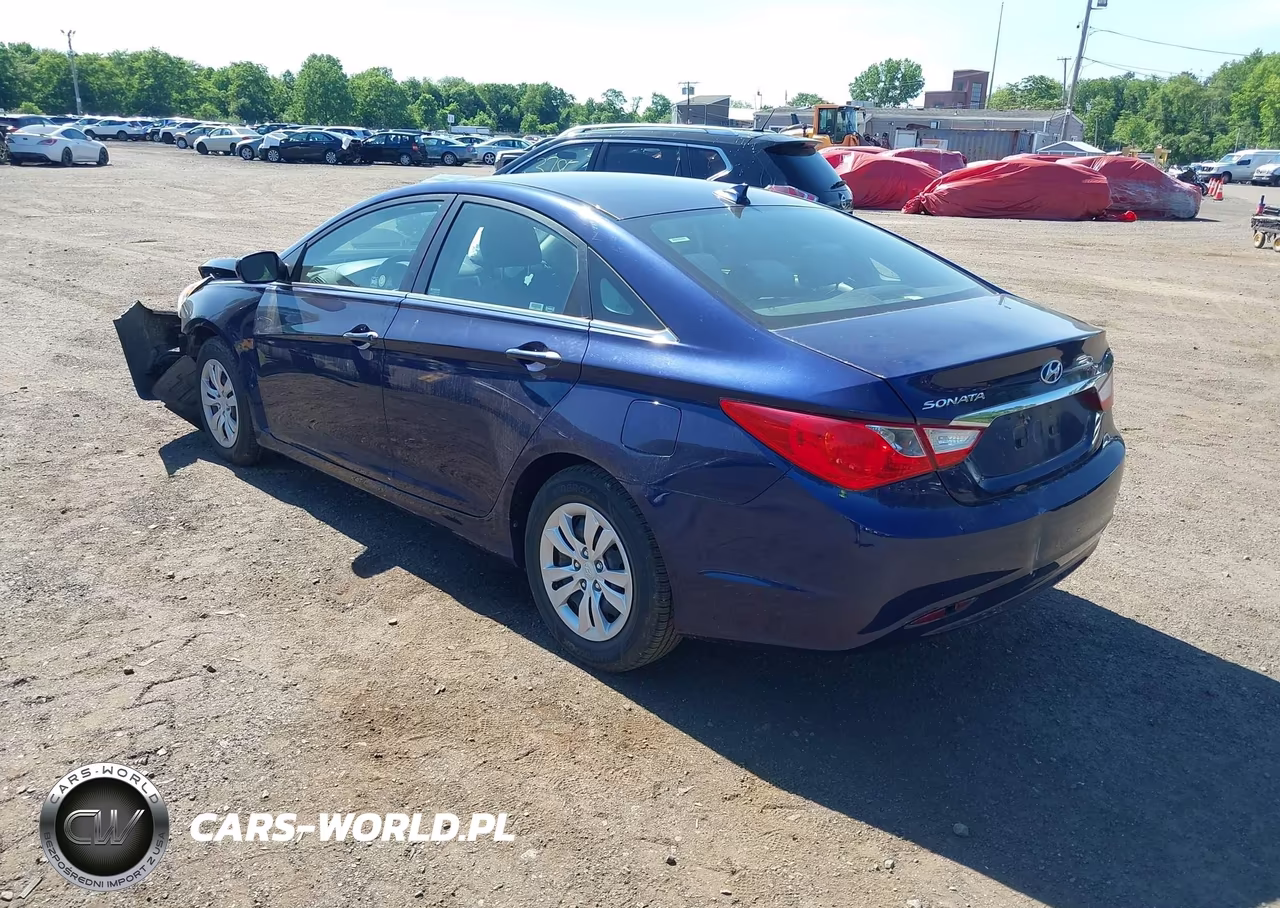 2012 Hyundai Sonata Gls VIN:5NPEB4AC3CH456436 - 3