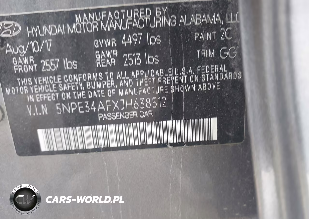 2018 Hyundai Sonata Sel VIN:5NPE34AFXJH638512 - 9