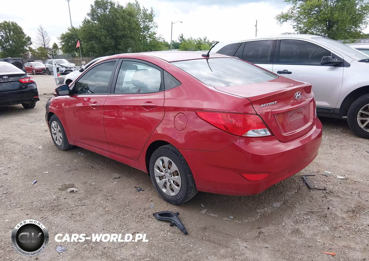2015 Hyundai Accent Gls VIN:KMHCT4AE1FU831039 - 3