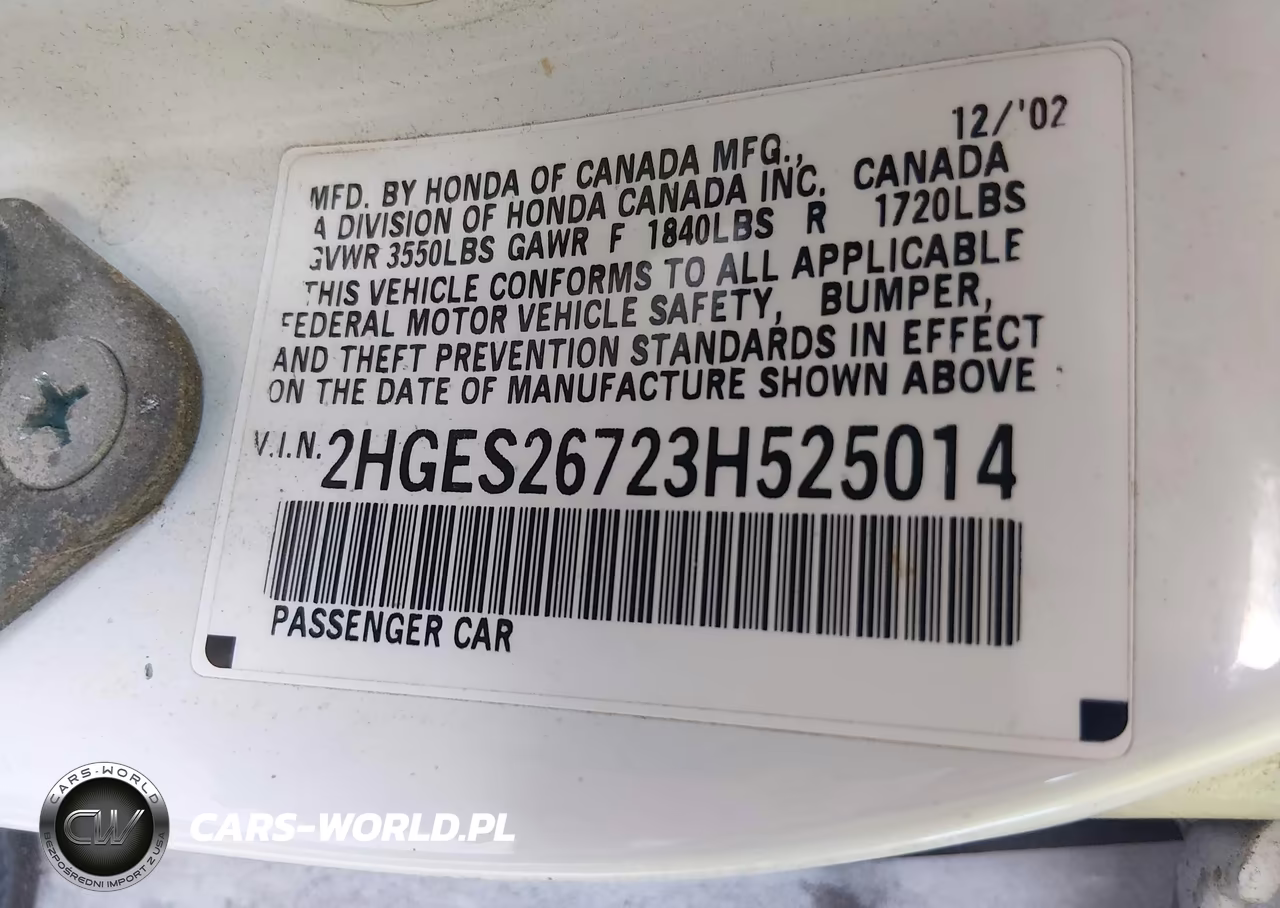 2003 Honda Civic Ex VIN:2HGES26723H525014 - 9