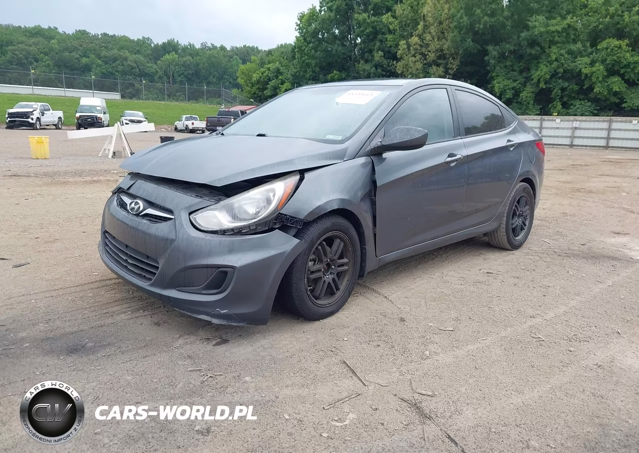 2013 Hyundai Accent Gls VIN:KMHCT4AEXDU411986 - 2