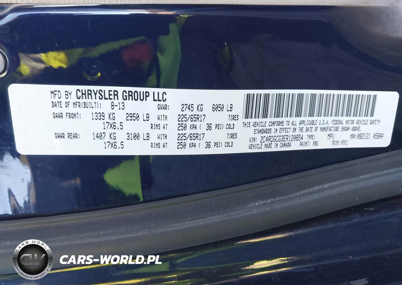 2014 Dodge Grand Caravan Sxt VIN:2C4RDGCG3ER120854 - 9