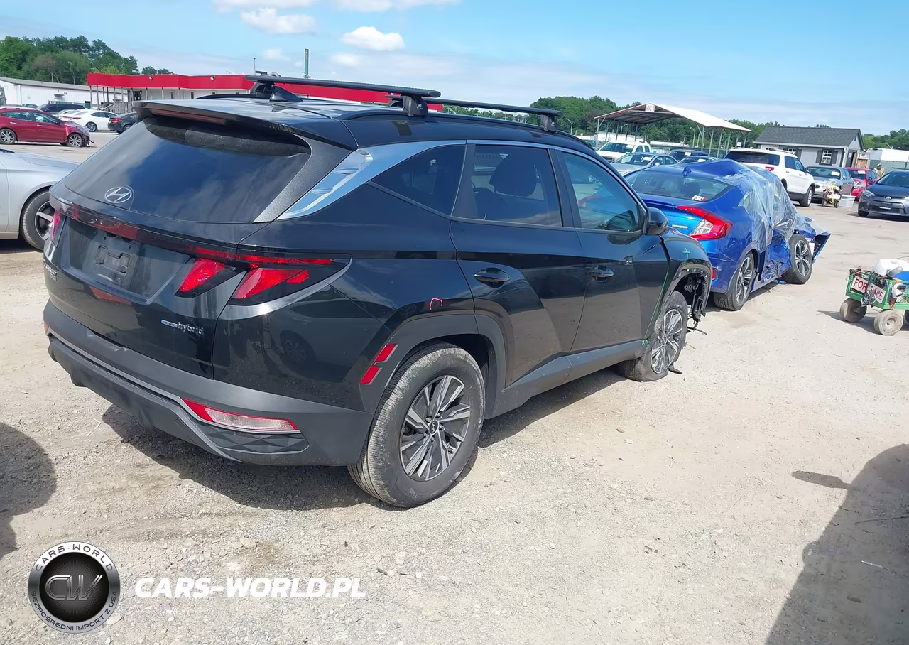 2024 Hyundai Tucson Hybrid Blue VIN:KM8JBCD12RU223127 - 4