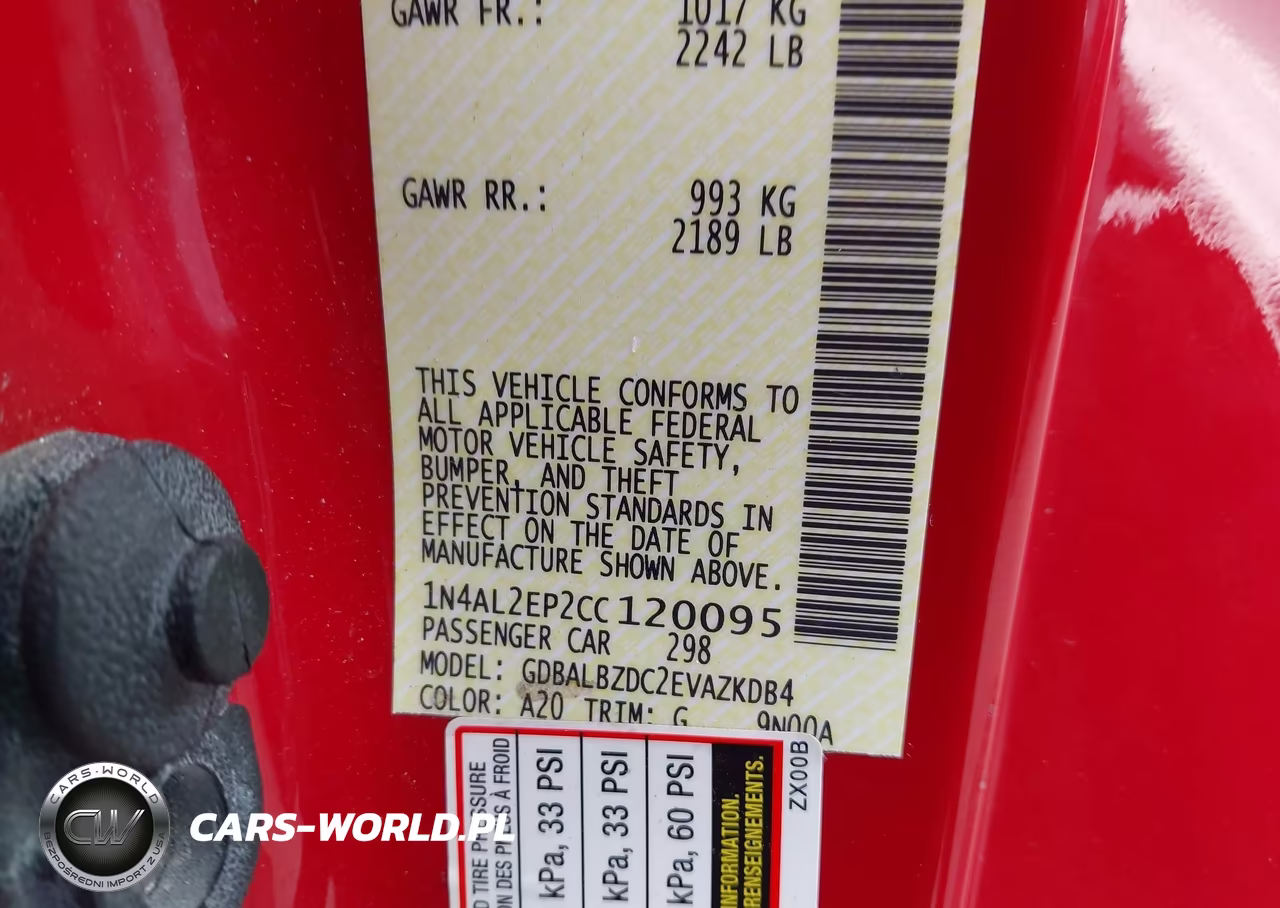2012 Nissan Altima 2.5 S VIN:1N4AL2EP2CC120095 - 9