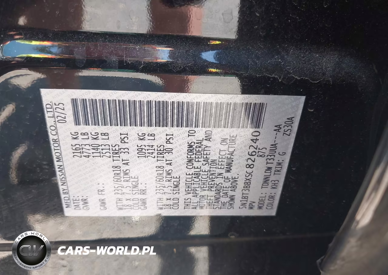 2025 Nissan Rogue Sv Intelligent Awd VIN:5N1BT3BBXSC826240 - 9