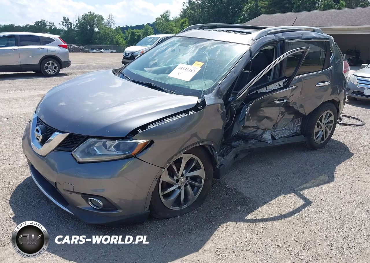 2015 Nissan Rogue Sl VIN:5N1AT2MV3FC840726 - 2