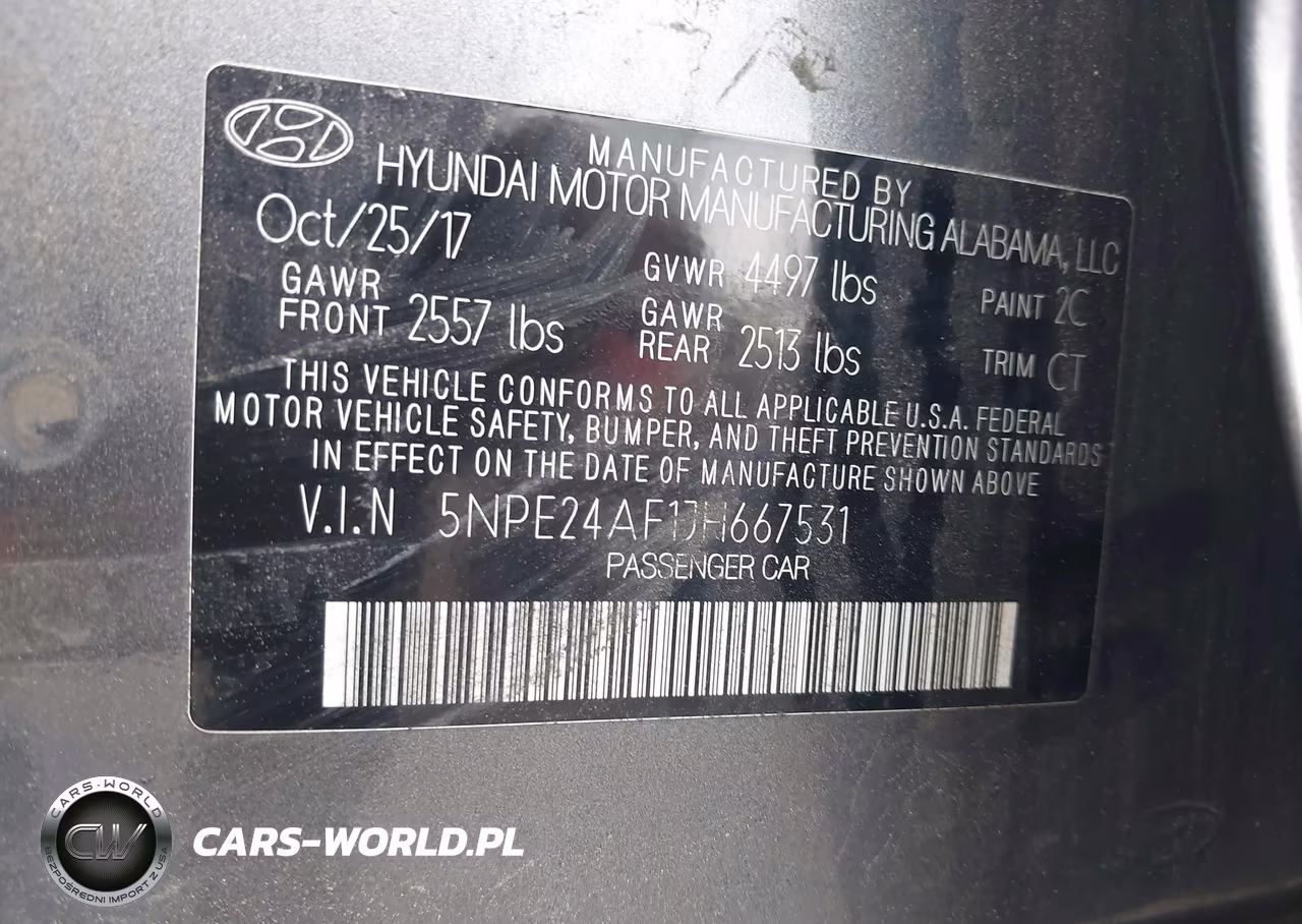 2018 Hyundai Sonata Se VIN:5NPE24AF1JH667531 - 9