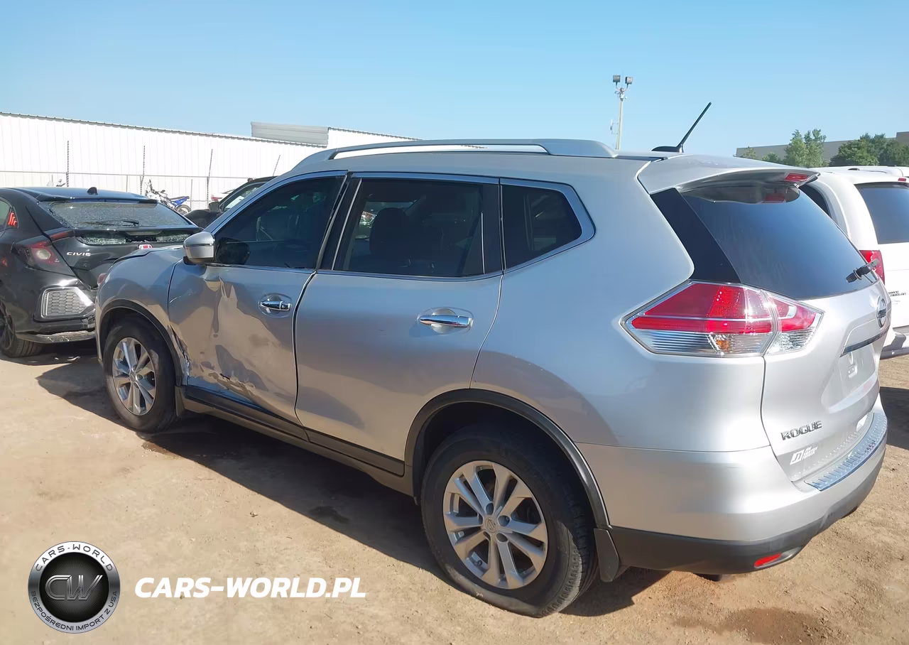 2016 Nissan Rogue Sv VIN:KNMAT2MT3GP631483 - 14