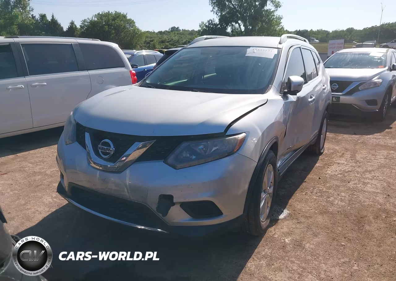 2016 Nissan Rogue Sv VIN:KNMAT2MT3GP631483 - 2