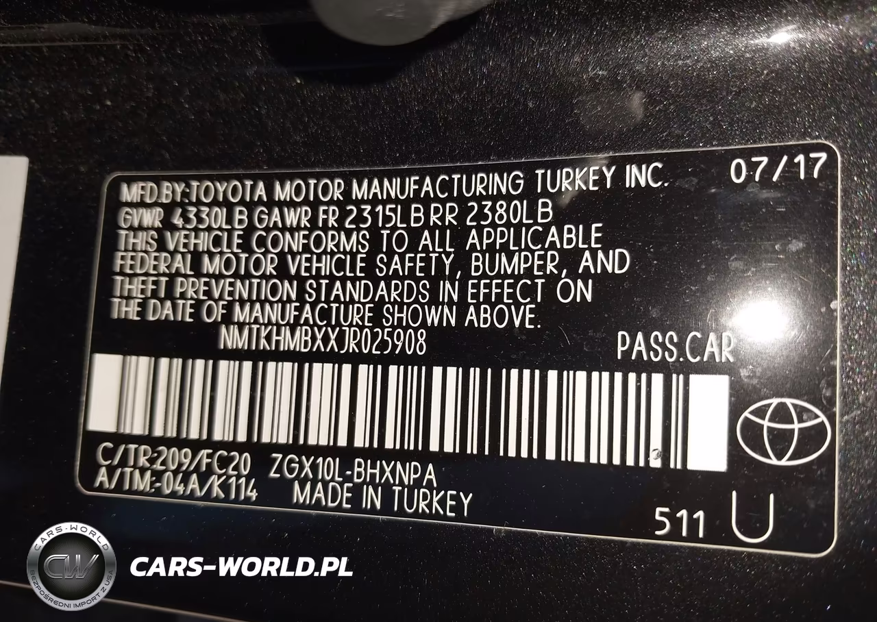 2018 Toyota C-Hr Xle Premium VIN:NMTKHMBXXJR025908 - 9