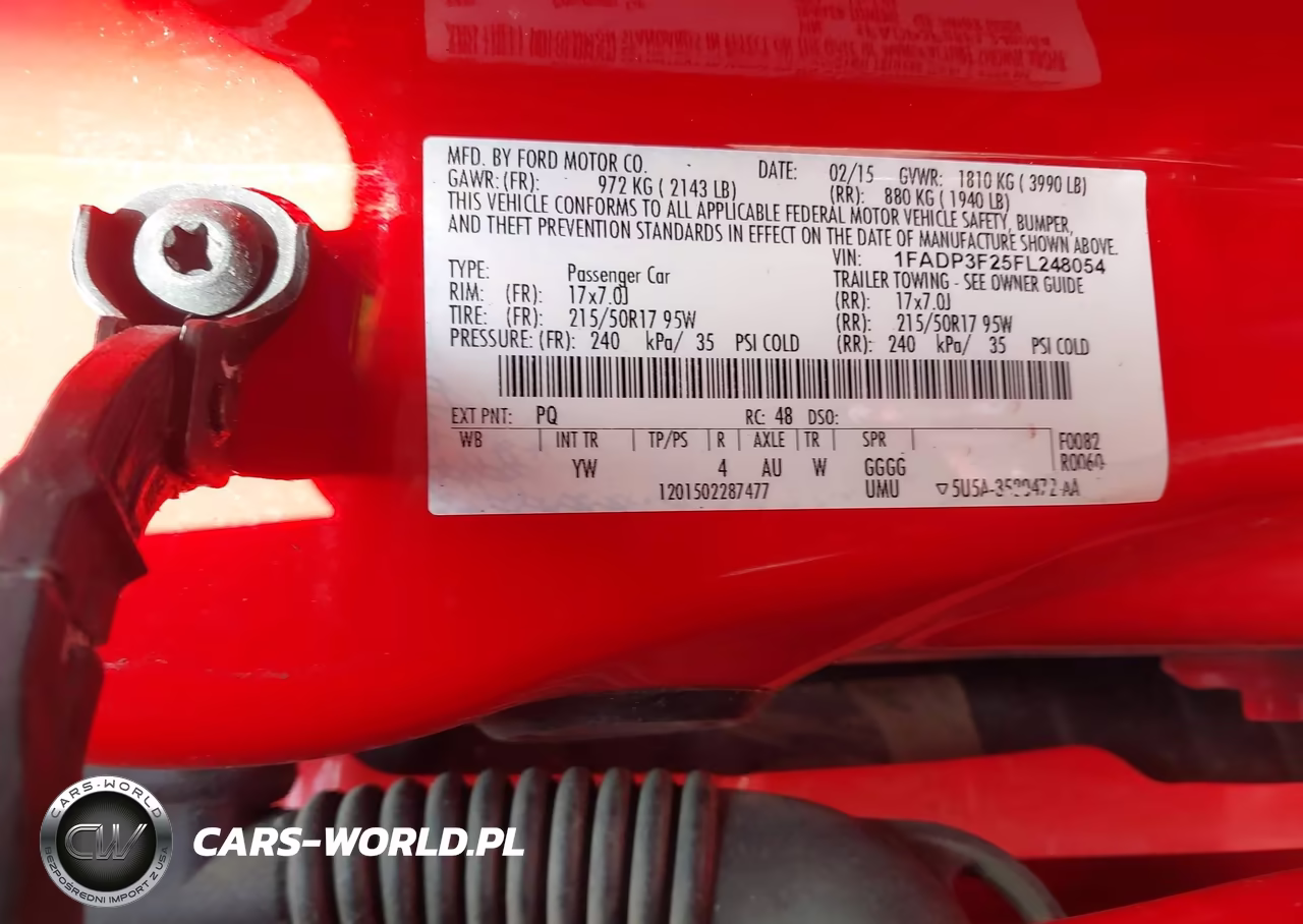 2015 Ford Focus Se VIN:1FADP3F25FL248054 - 9