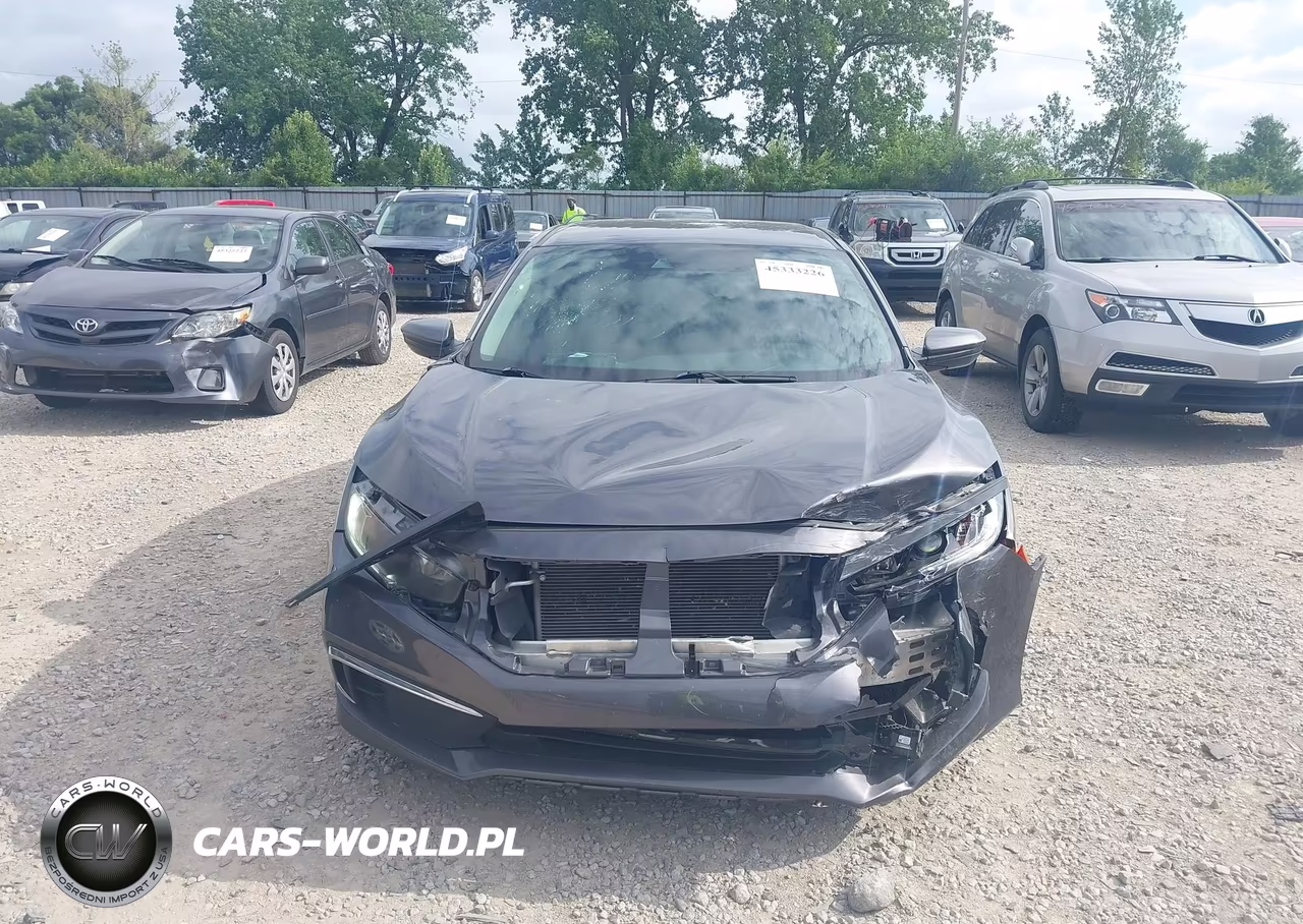 2020 Honda Civic Lx VIN:2HGFC2F69LH550582 - 12
