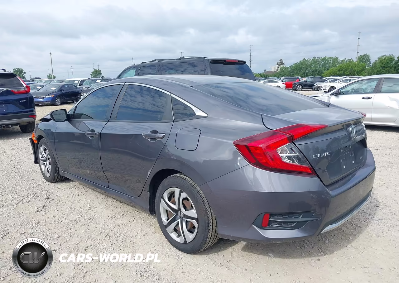 2020 Honda Civic Lx VIN:2HGFC2F69LH550582 - 3