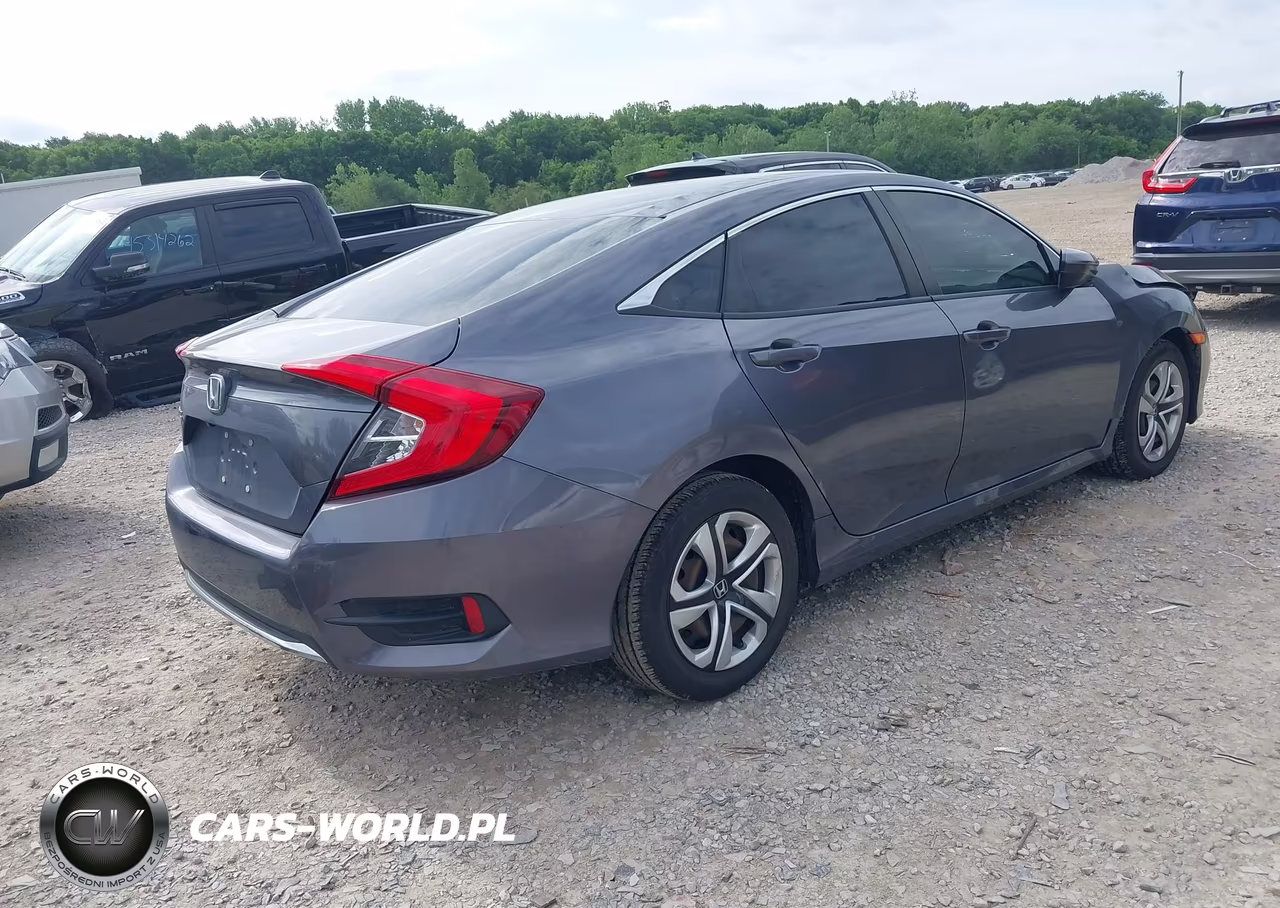 2020 Honda Civic Lx VIN:2HGFC2F69LH550582 - 4