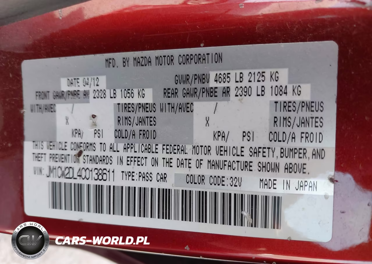 2012 Mazda Mazda5 Grand Touring VIN:JM1CW2DL4C0138611 - 9