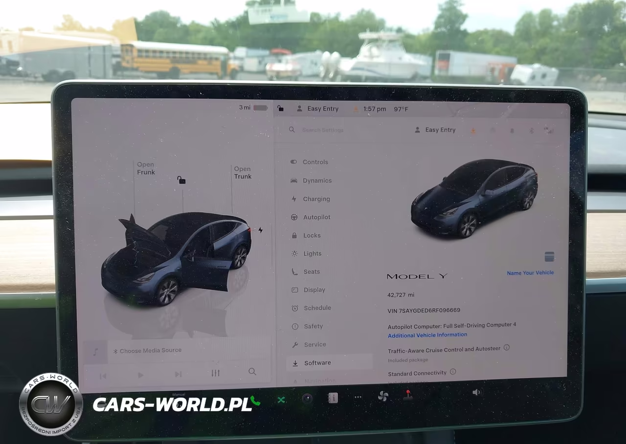 2024 Tesla Model Y Long Range Single Motor Rear-Wheel Drive-Rwd VIN:7SAYGDED6RF096669 - 7
