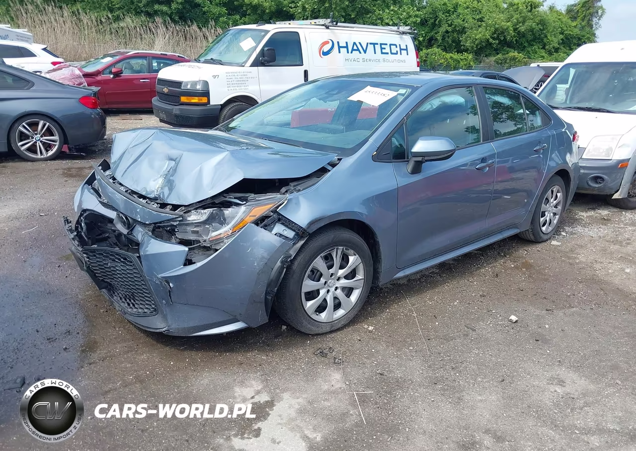 2021 Toyota Corolla Le VIN:5YFEPMAEXMP167576 - 2