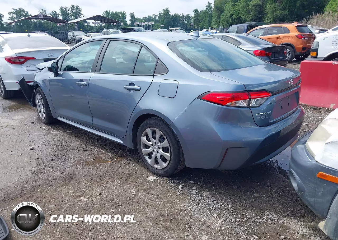 2021 Toyota Corolla Le VIN:5YFEPMAEXMP167576 - 3