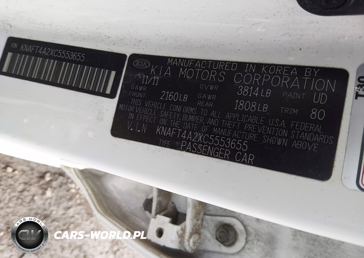 2012 Kia Forte Lx VIN:KNAFT4A2XC5553655 - 9