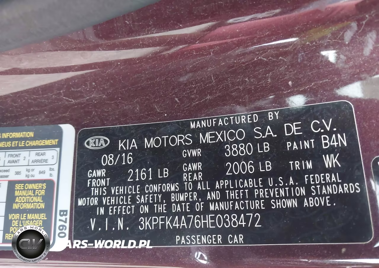 2017 Kia Forte Lx VIN:3KPFK4A76HE038472 - 9