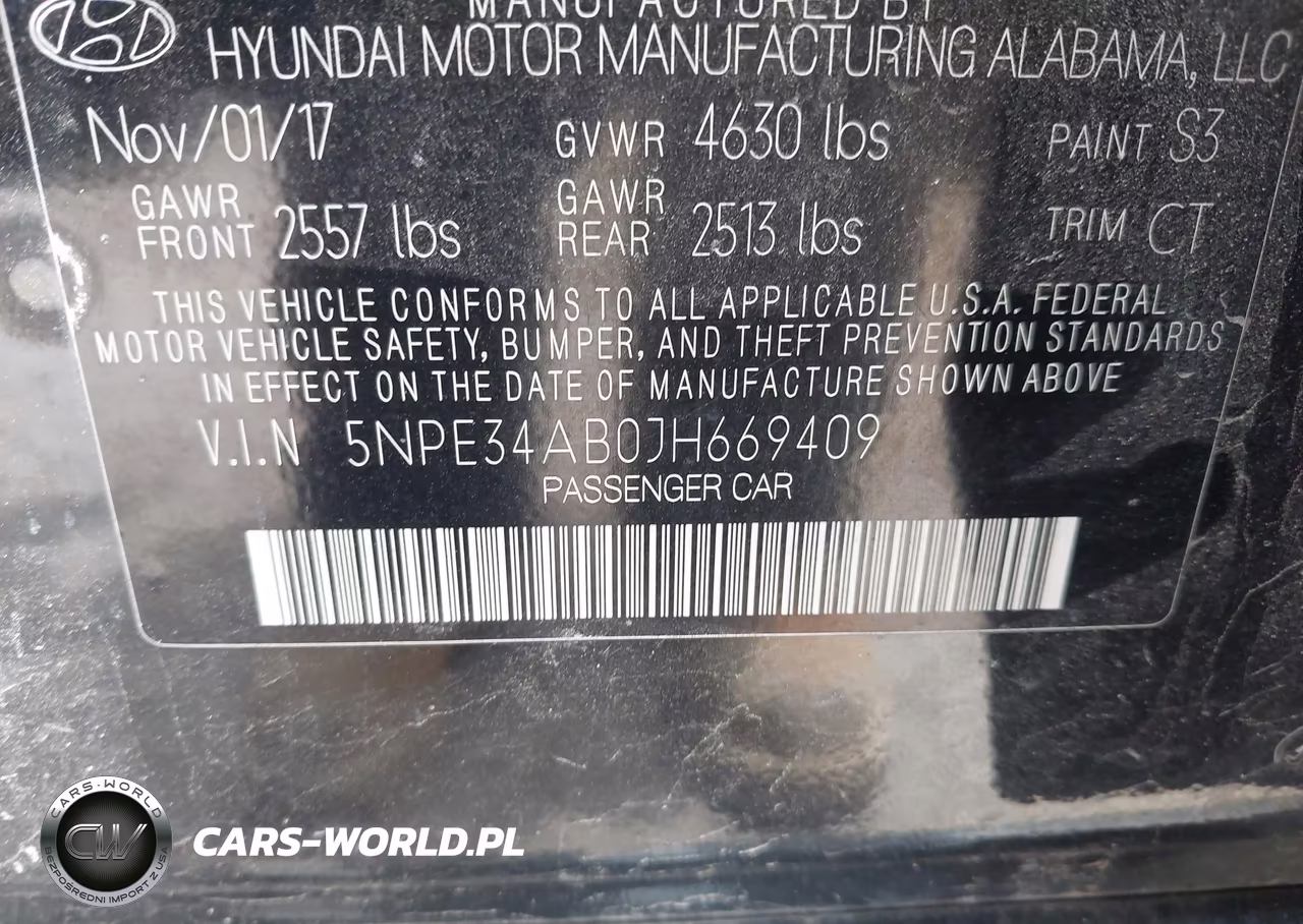 2018 Hyundai Sonata Limited 2.0T VIN:5NPE34AB0JH669409 - 9