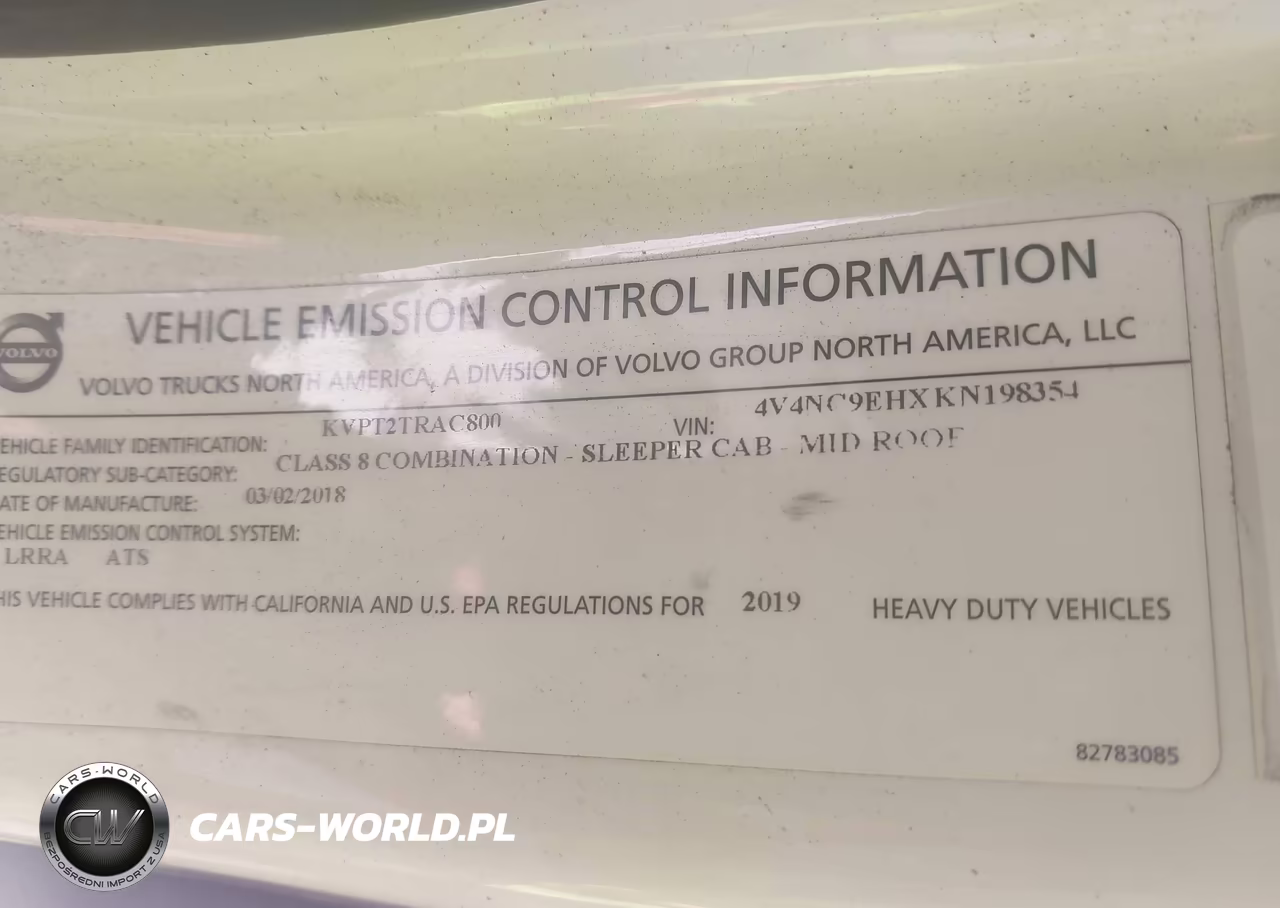 2019 Volvo Vnl VIN:4V4NC9EHXKN198354 - 8