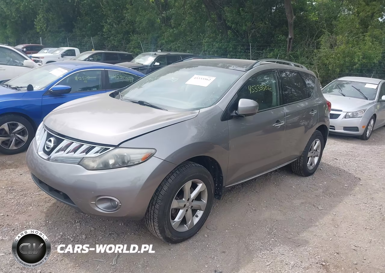 2009 Nissan Murano Sl VIN:JN8AZ18W89W214662 - 2