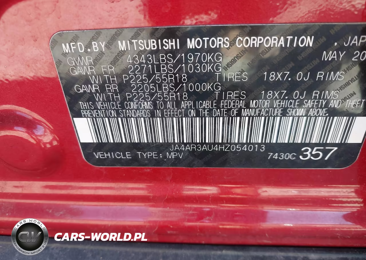 2017 Mitsubishi Outlander Sport 2.0 Le VIN:JA4AR3AU4HZ054013 - 9