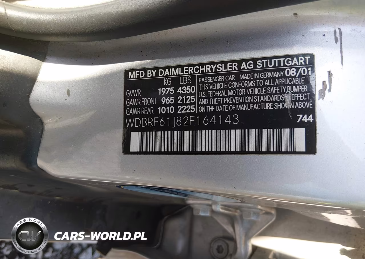2002 Mercedes-Benz C 240 VIN:WDBRF61J82F164143 - 9