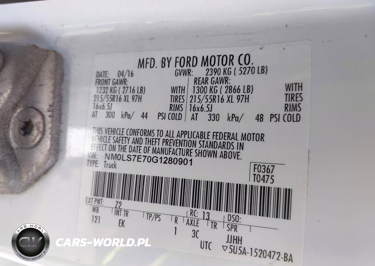2016 Ford Transit Connect Xl VIN:NM0LS7E70G1280901 - 9