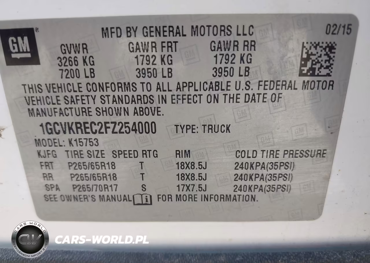 2015 Chevrolet Silverado 1500 Lt VIN:1GCVKREC2FZ254000 - 9