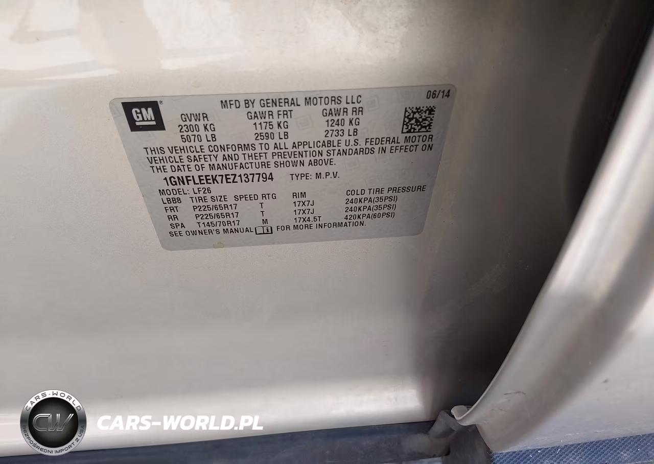 2014 Chevrolet Equinox Ls VIN:1GNFLEEK7EZ137794 - 9