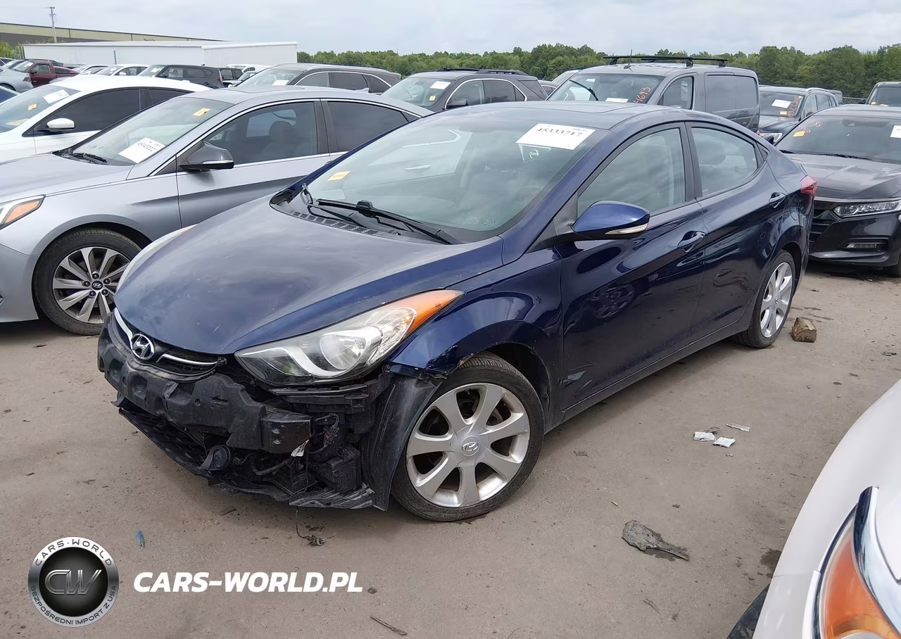 2012 Hyundai Elantra Limited VIN:5NPDH4AE5CH110447 - 2