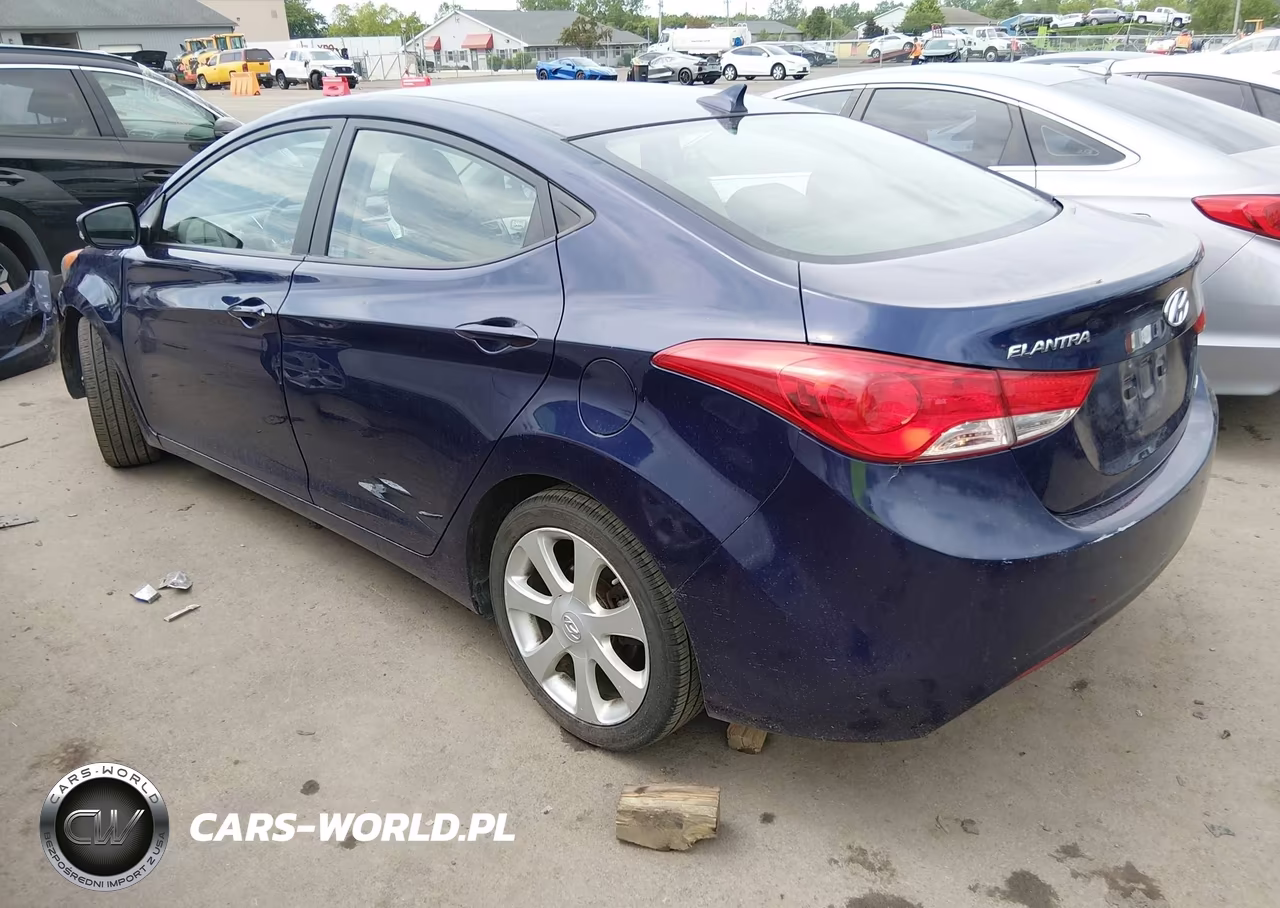 2012 Hyundai Elantra Limited VIN:5NPDH4AE5CH110447 - 3