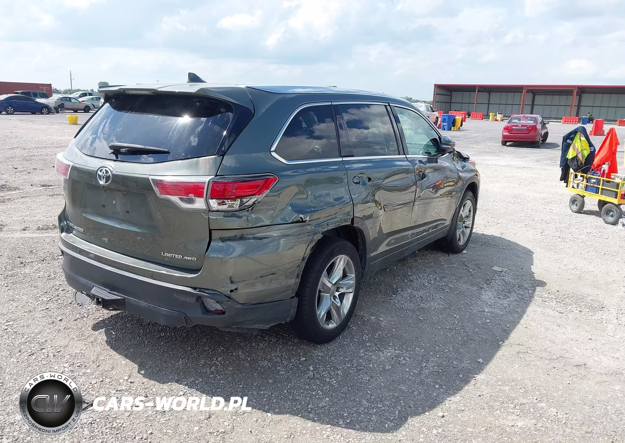 2014 Toyota Highlander Limited V6 VIN:5TDDKRFHXES007023 - 4