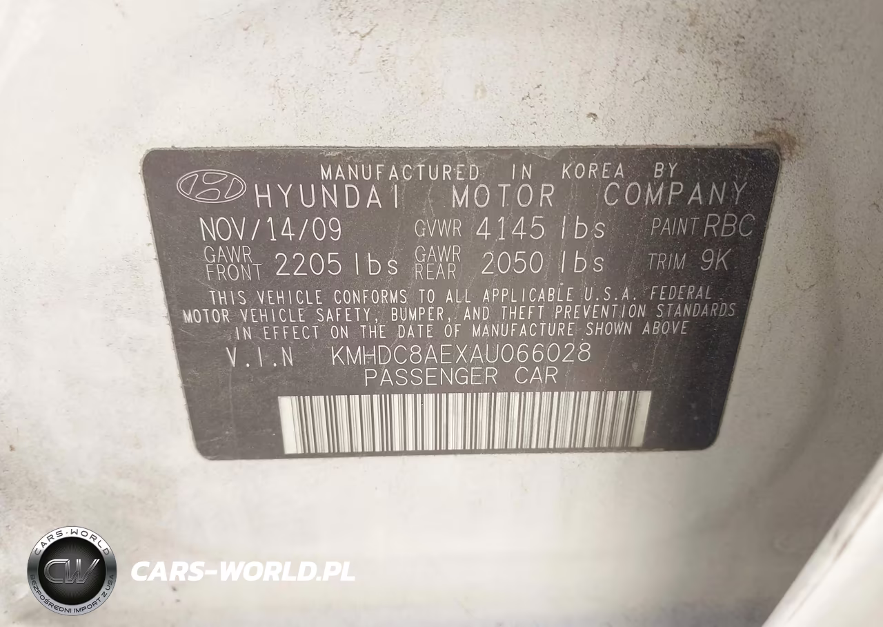 2010 Hyundai Elantra Touring Se VIN:KMHDC8AEXAU066028 - 9